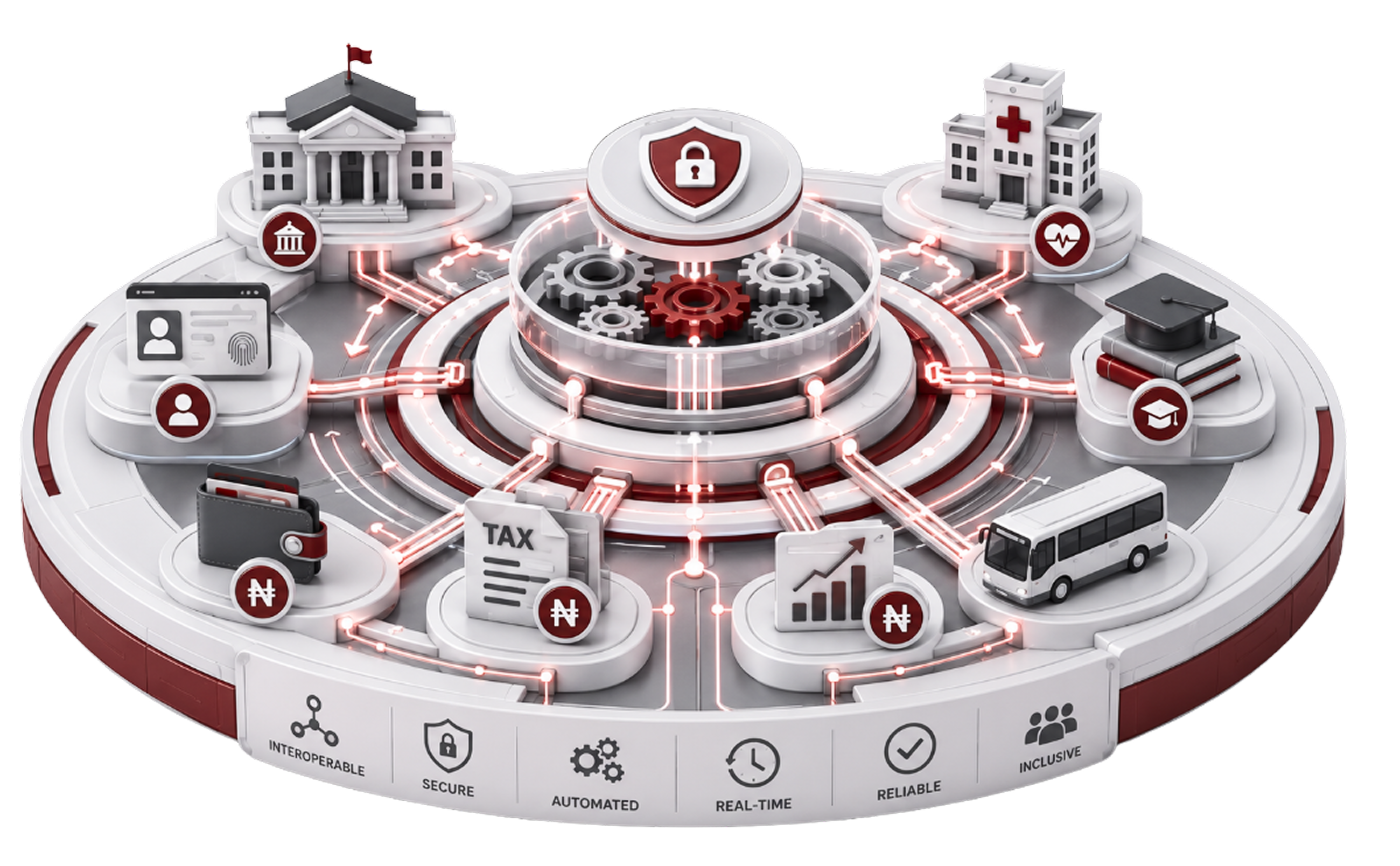Crown Interactive office with technology infratruture visuals and a digital map of Africa